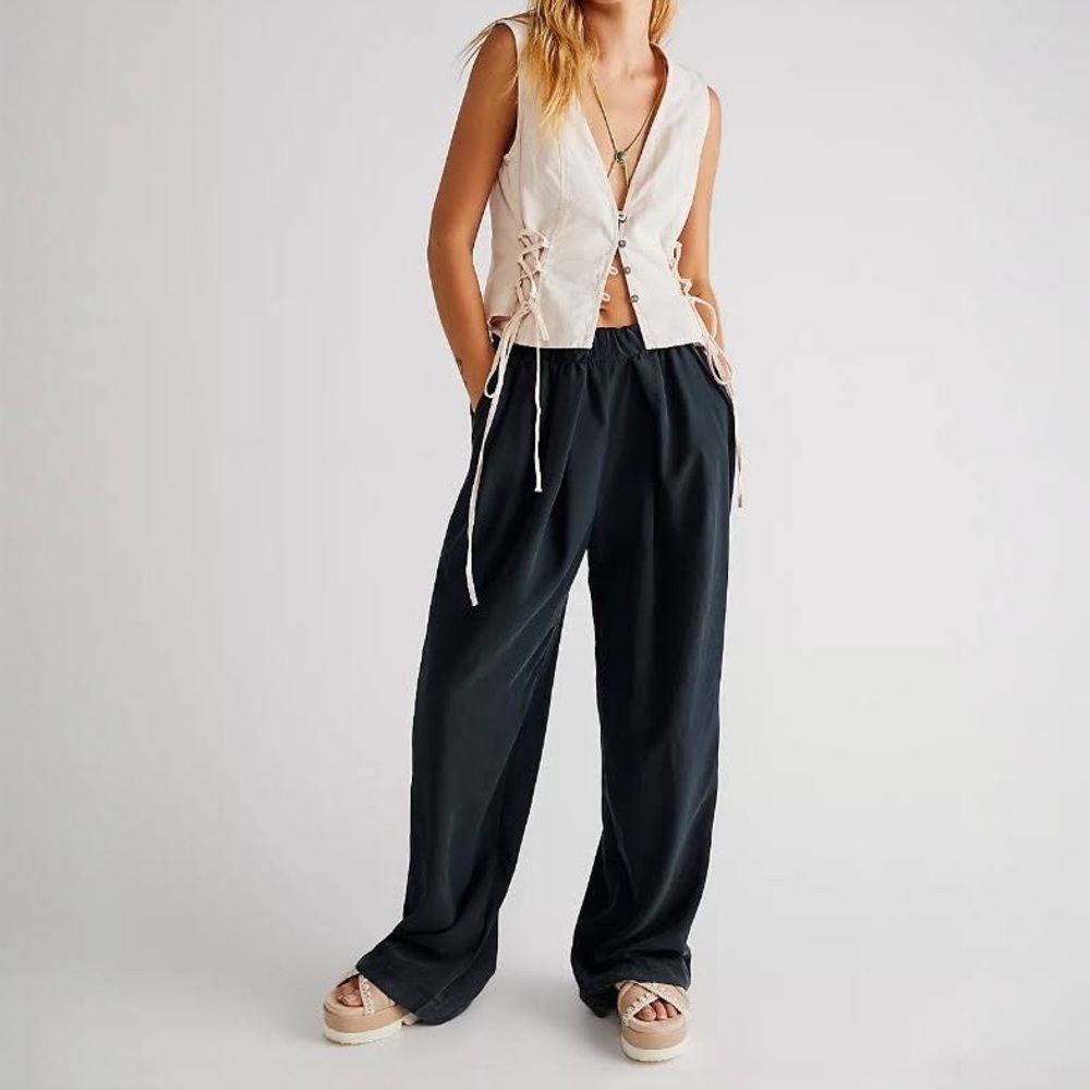 Free People Nothin To Say Pleated Trouser